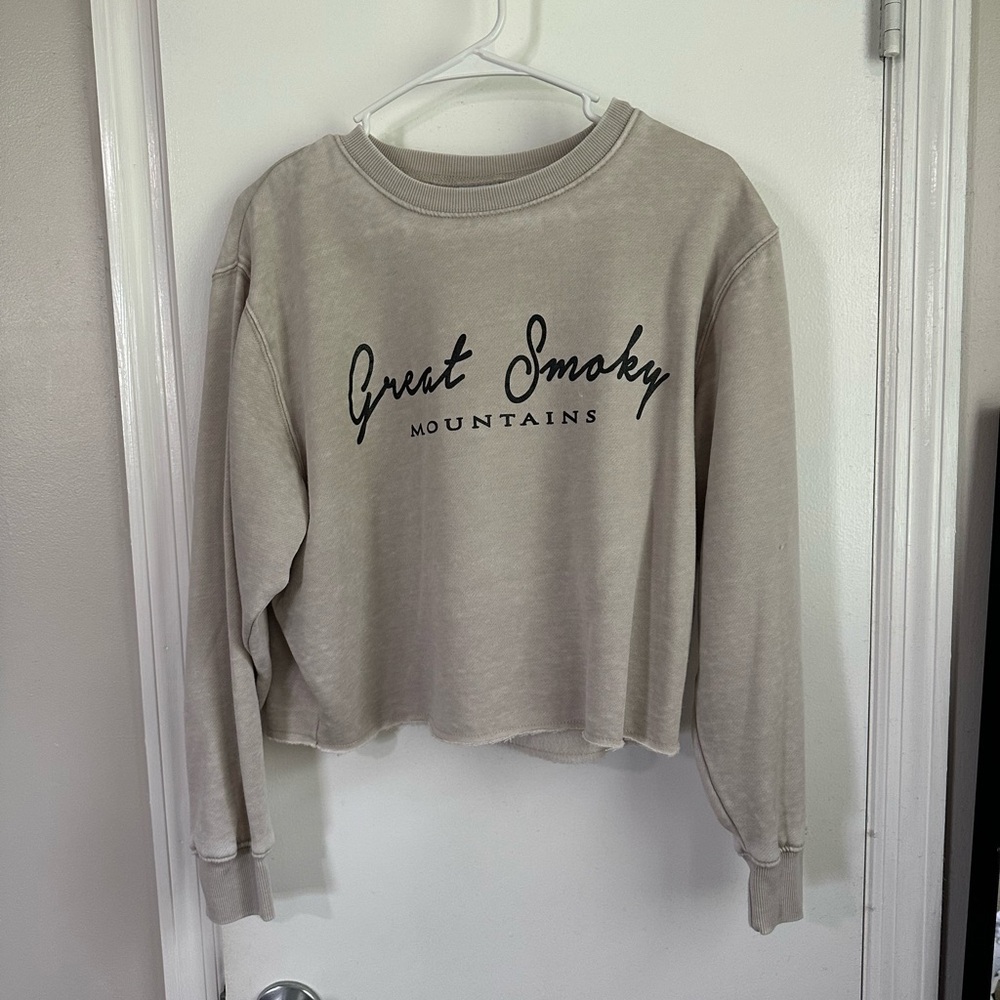 Cream Graphic Sweatshirt